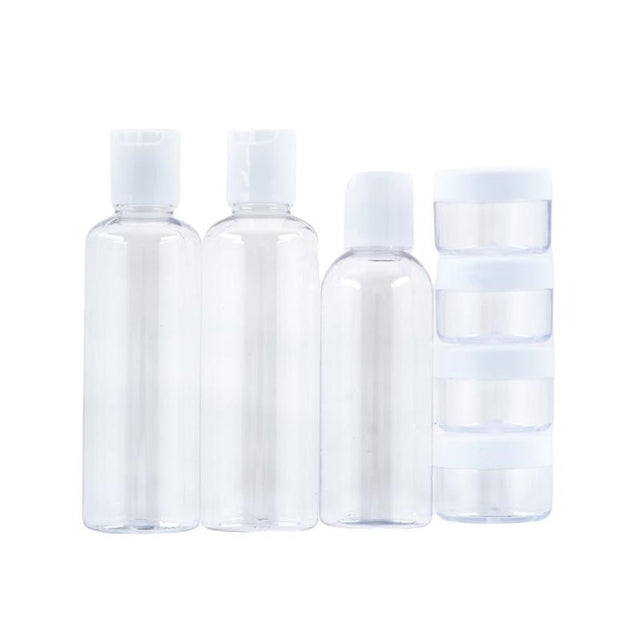 1st Care Refillable Toiletry Travel Bottle Jar Set 7Pcs 276974