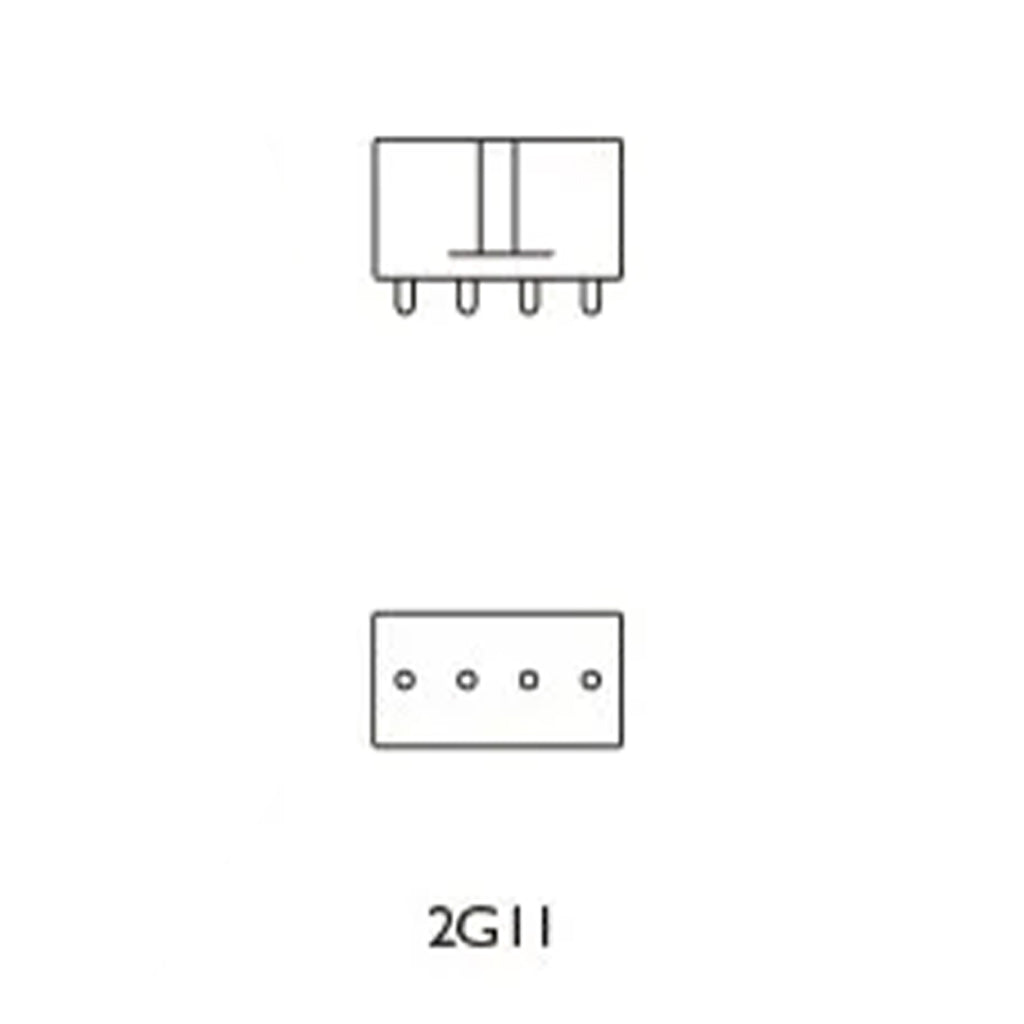 Philips Master PL-L 4Pins Compact Fluorescent Light Bulb 2G11 55W/840/4P