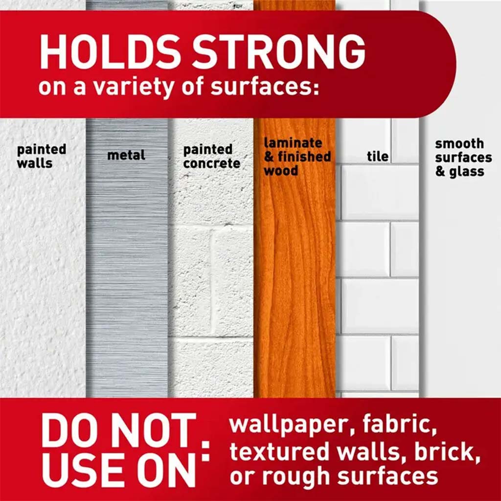 3M Command Damage-Free 4 Sets Picture Hanging Strips XL 9Kg 17217-ES