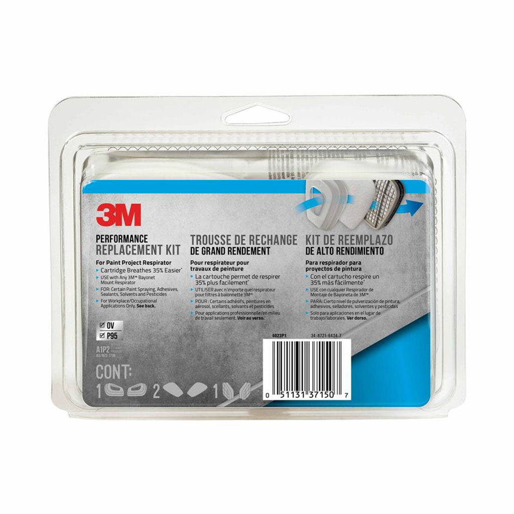 3M Replacement Respirator Kit For 6000 & 7000 Series 6023P1