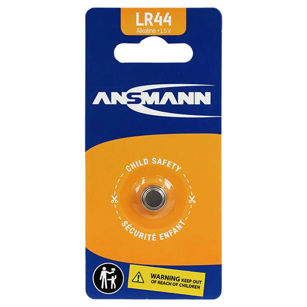 ANSMANN Alkaline Button Cell Battery 1.5V 140mAh LR44