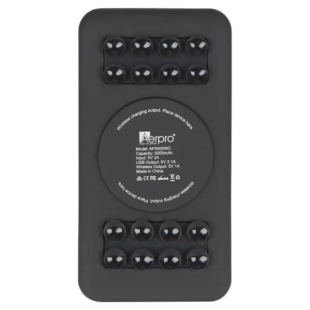 Aerpro 5W Wireless Charger & 5000mAh Power Bank AP5000WC