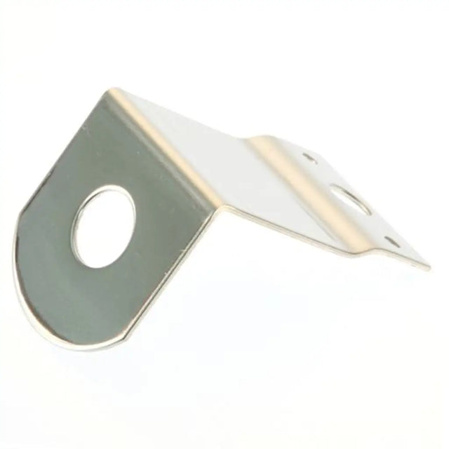 Metallic letter 'D' on a white background