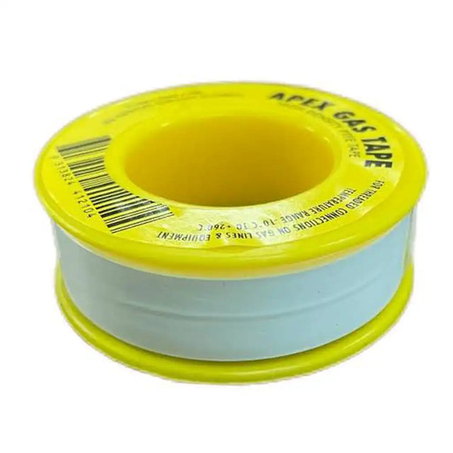 Apex Yellow Gas Seal Tape 12mm X 10m