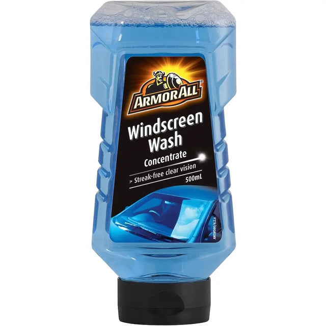Armor All windscreen wash concentrate bottle on a white background