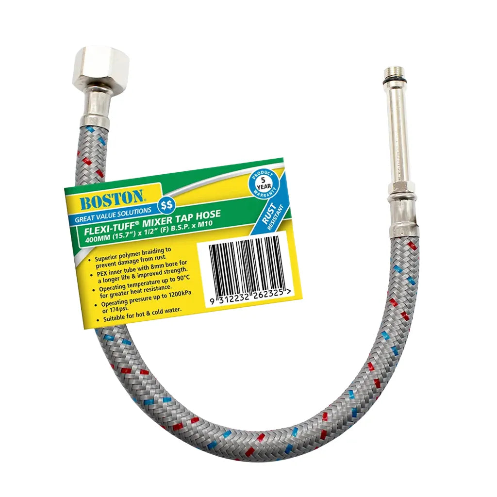 Boston Flexi-Tuff Mixer Tap Hose 400mm 262325