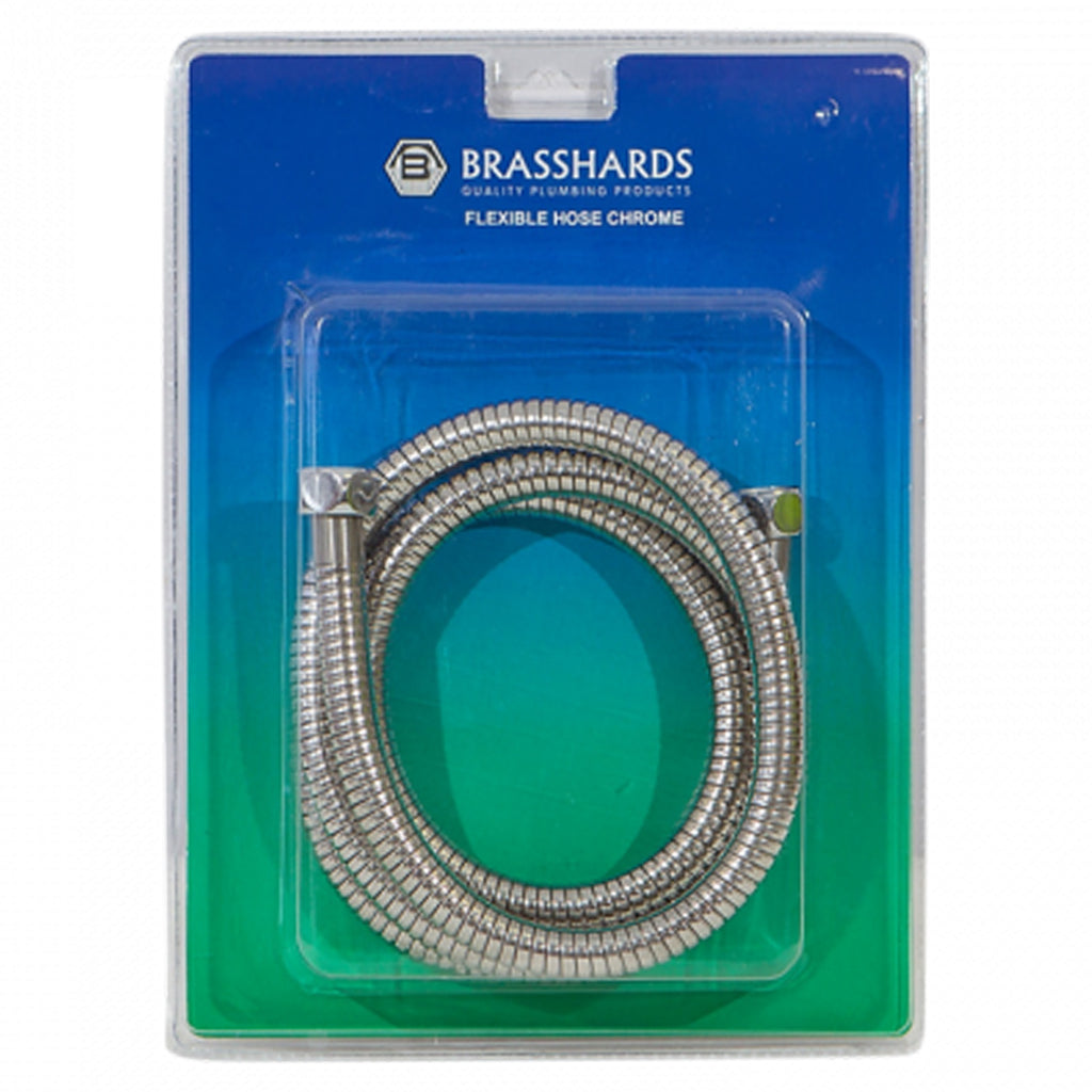 Brasshards Shower Hose Double Interlock Stainless Steel 1.5M 15HA702C