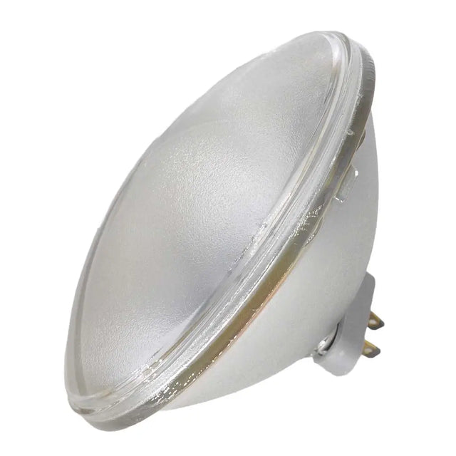 Parabolic lamp with a white background