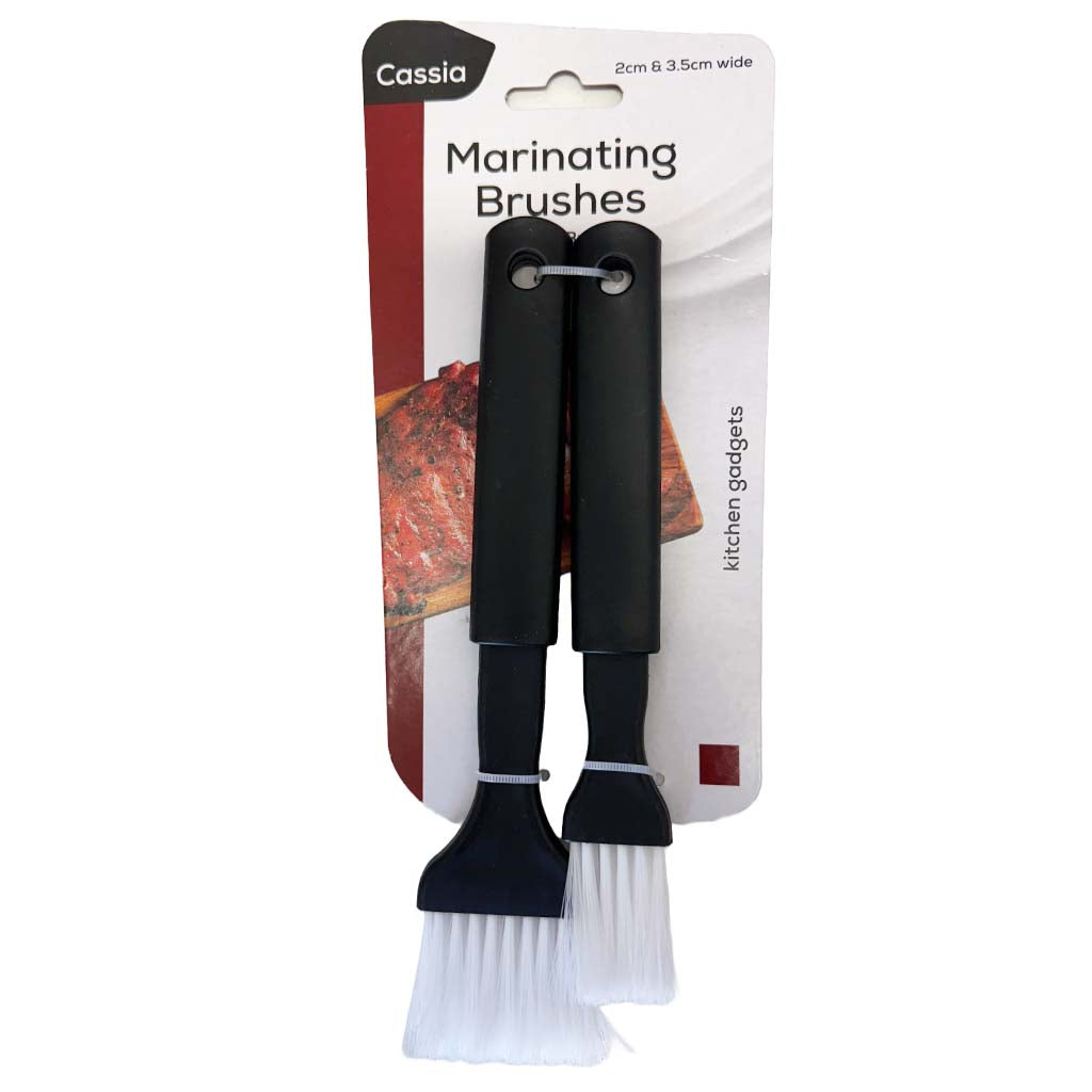 Cassia Bristles Marinating Brushes 2Pcs KT-080