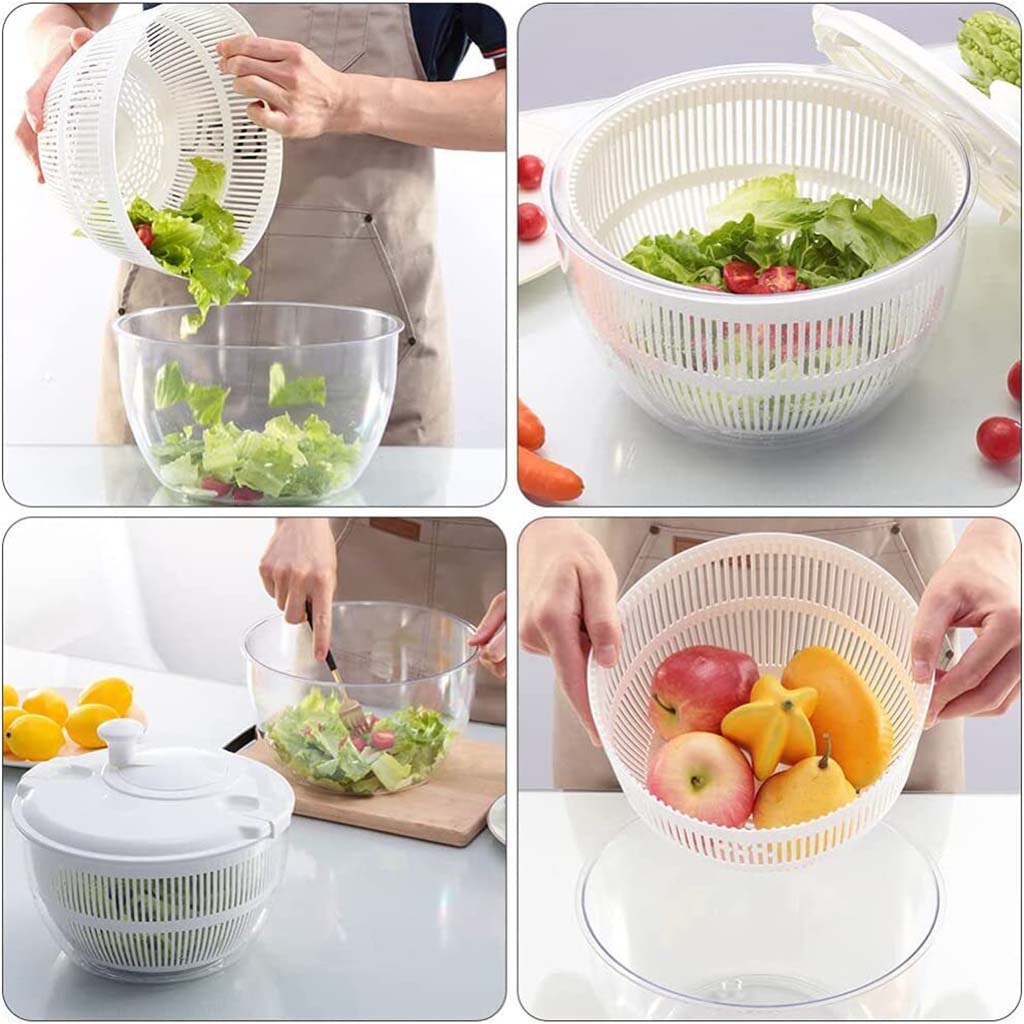 Cassia Quick Drying Lettuce Salad Spinner 1.55L KT-1011