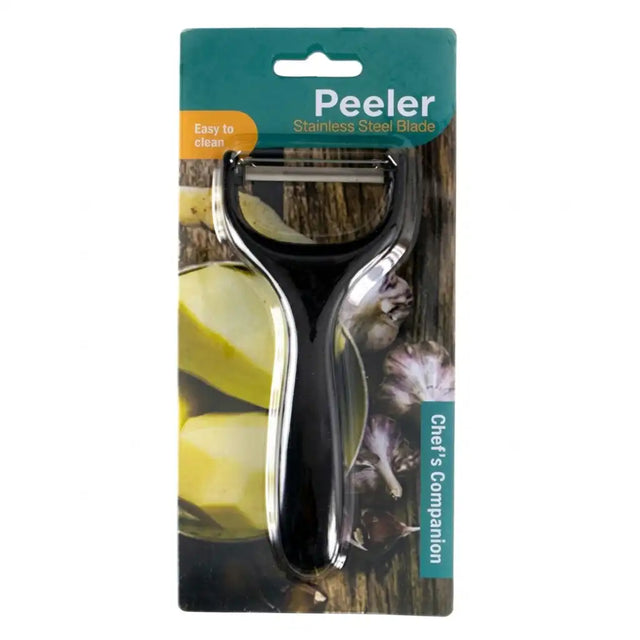 Peeler with packaging on a white background