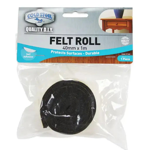 Felt roll packaging with Cold Steel branding on a white background
