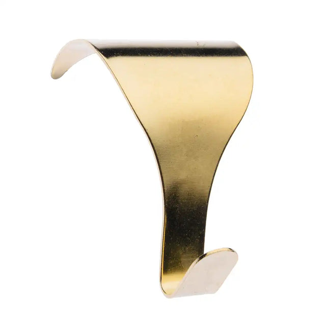 Gold hook on a white background