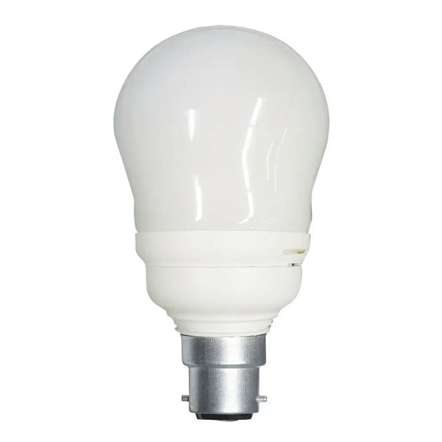 White light bulb on a white background