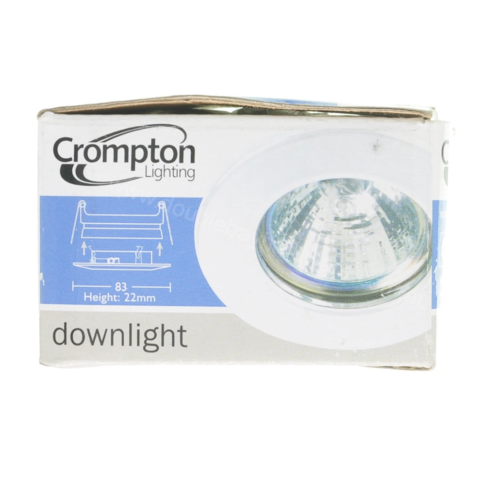 Crompton Fixed Die-cast Aluminium Downlight Kit 70mm Cut 20683