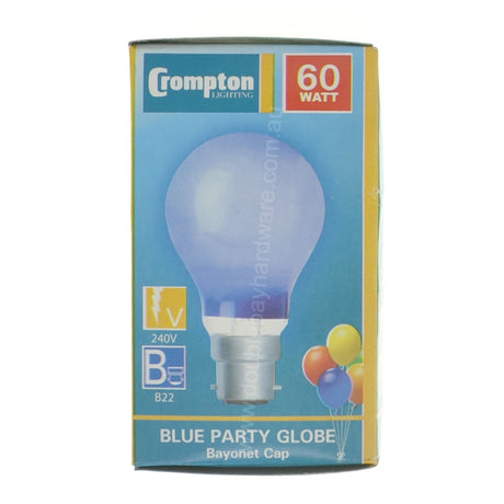 GLS Light Bulb B22 240V 60W Blue