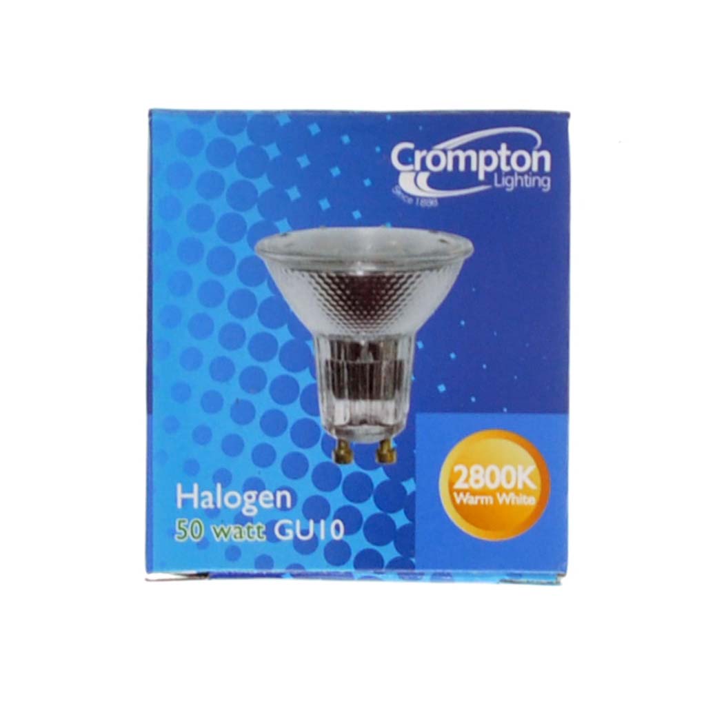 Crompton MR20 Halogen Light Bulb GU10 240V 50W 38° 18061