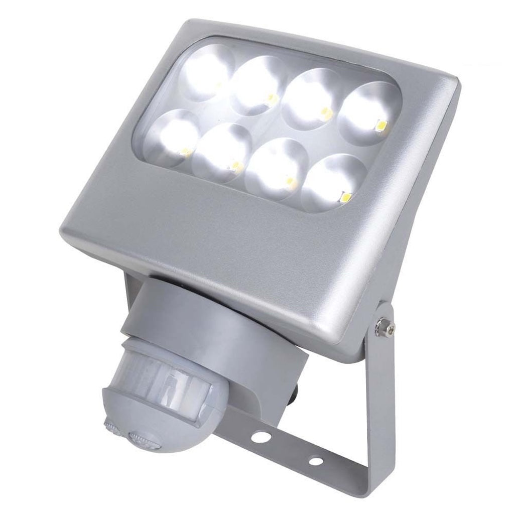 Crompton Weather Resistant inbuilt LED Floodlight with Sensor 8x3Watt LEDs 27131