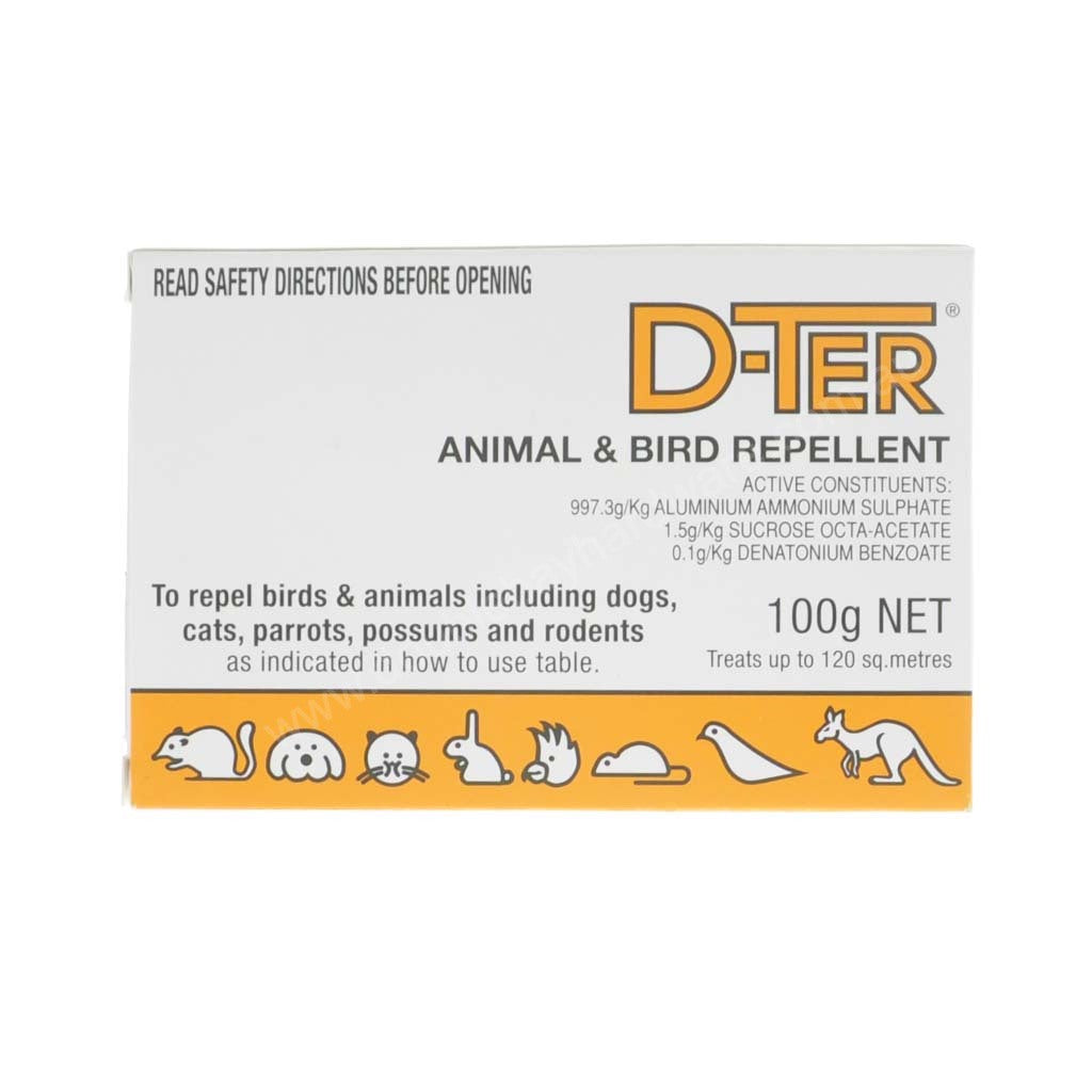 D-TER Animal & Bird Repellent 100g DT-DTER-100