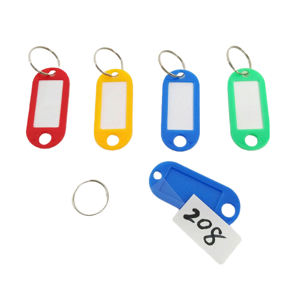 DB Hardware Key Tags Mixed Colour Stadium 50Pcs