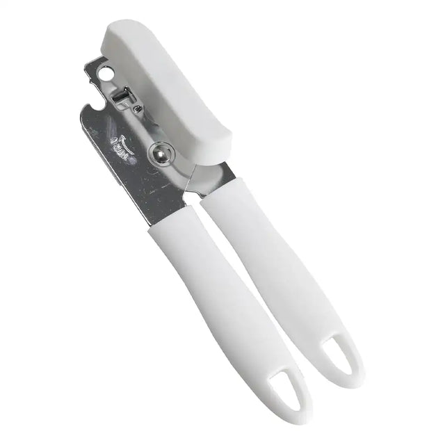 White can opener on a white background