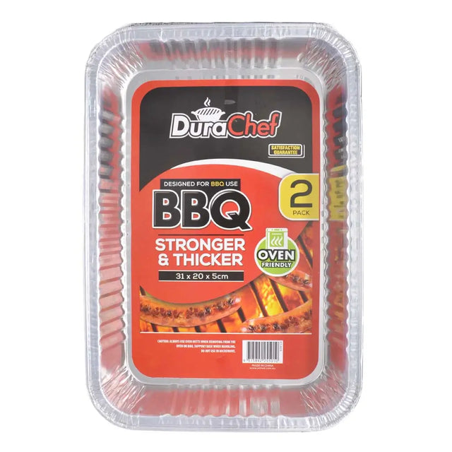 DuraChef BBQ tray packaging on a white background
