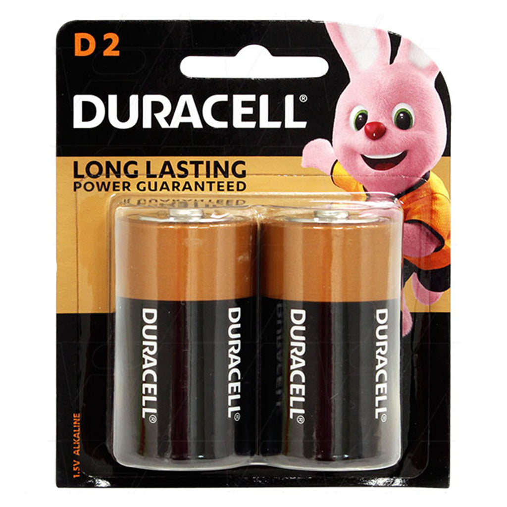 Duracell Long Lasting Alkaline Battery 1.5V D LR20