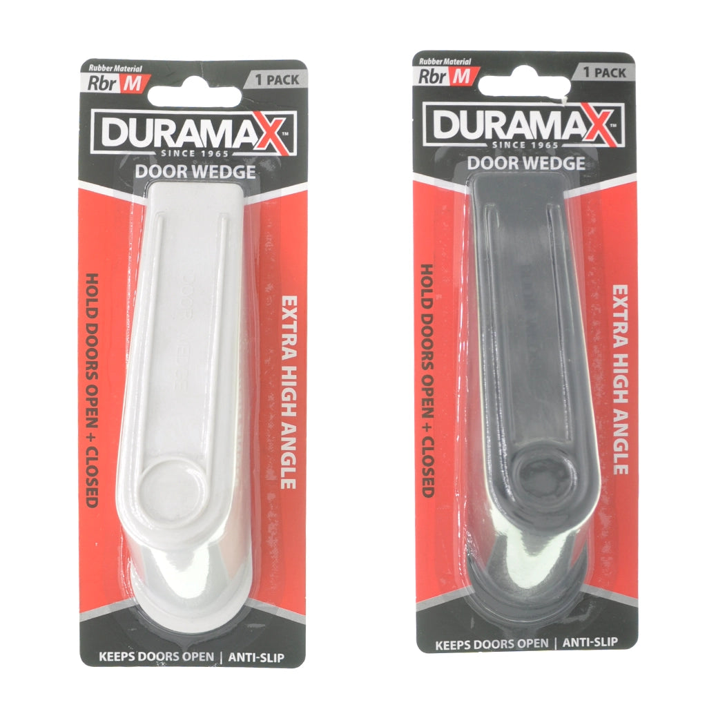Duramax Black or White Rubber Door Stopper HAR-726