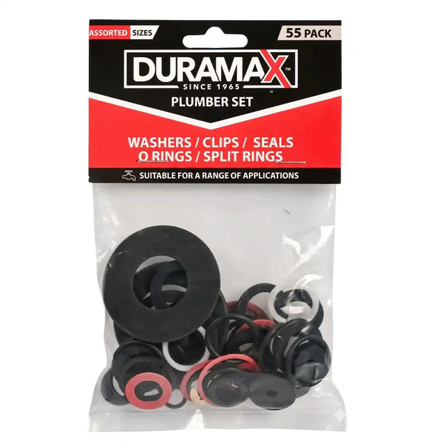 Packaged plumber set with Duramax branding on a white background