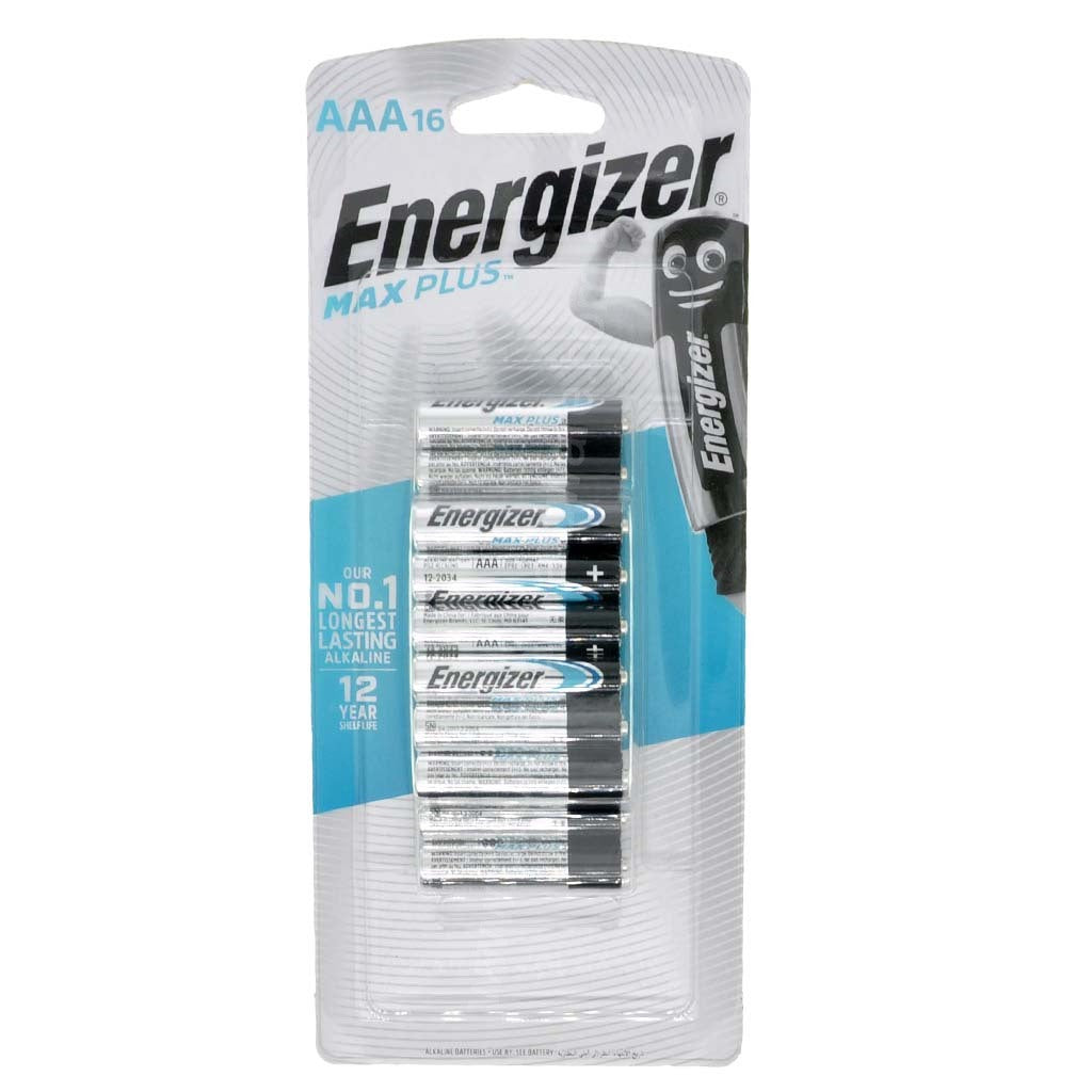 Energizer Max Plus Alkaline Battery 1.5V AAA 16Pc LR03