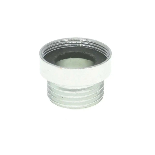 Metal fitting on a white background