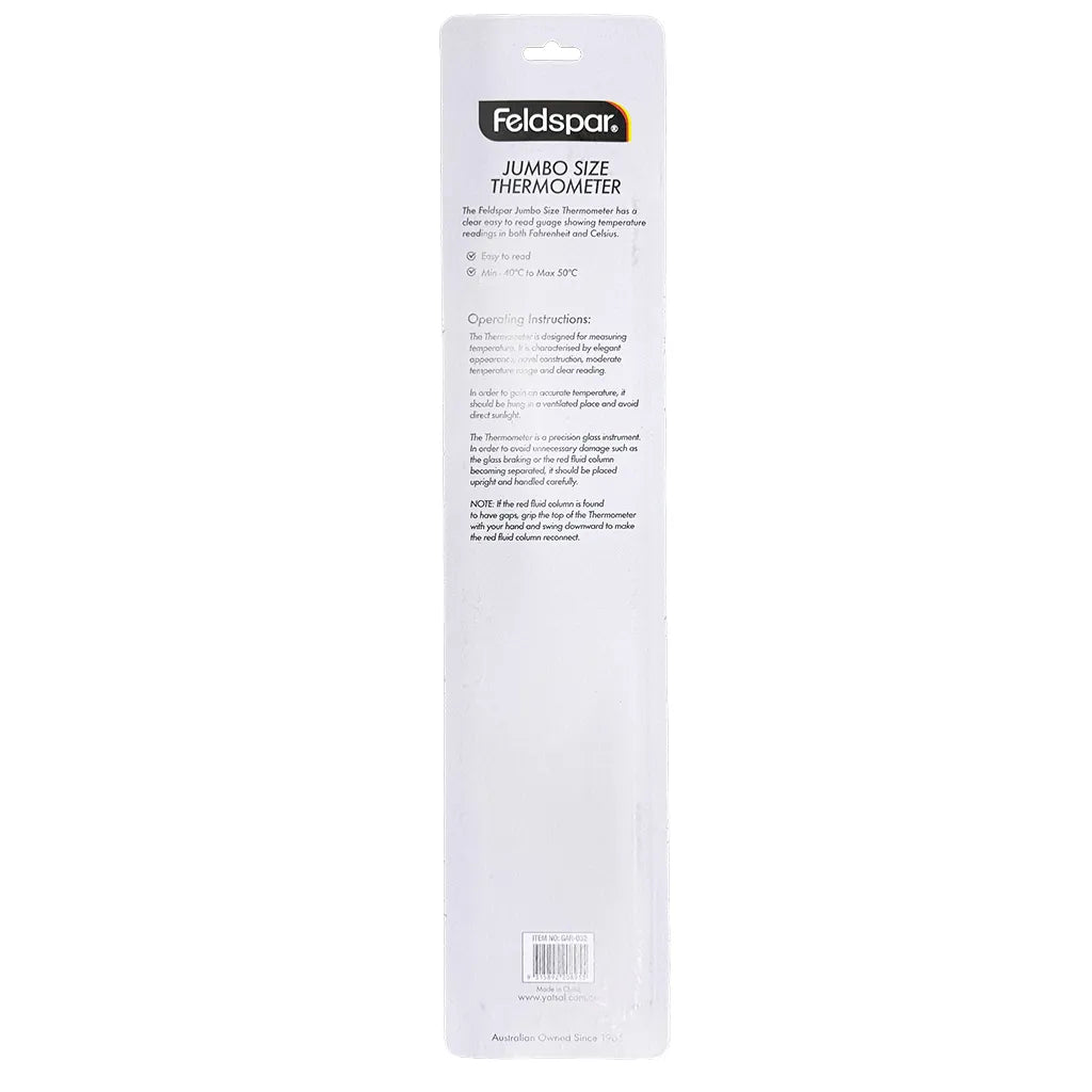 Feldspar Garden Thermometer Jumbo Size GAR-032