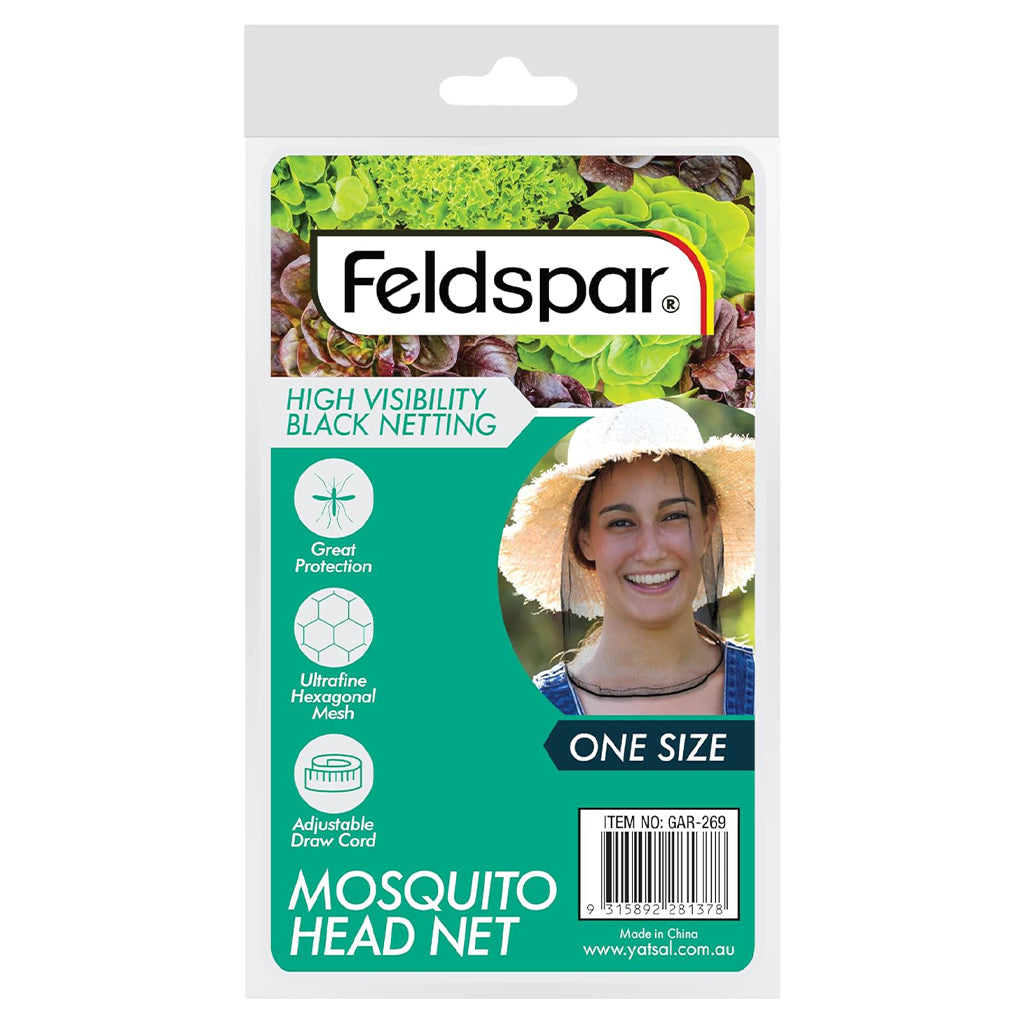 Feldspar High Visibility Mosquito Head Netting Black GAR-269