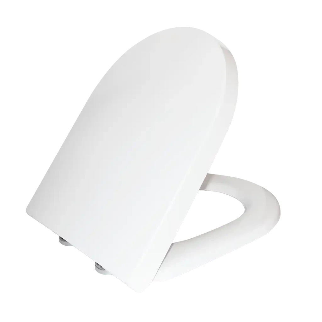 Fix A Loo Hygenix Premier Soft Close D Shape Toilet Seat Top & Bottom Fixing 245496