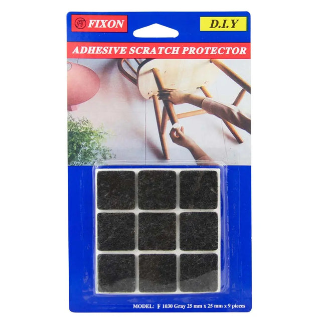 Packaging of adhesive scratch protector with product display