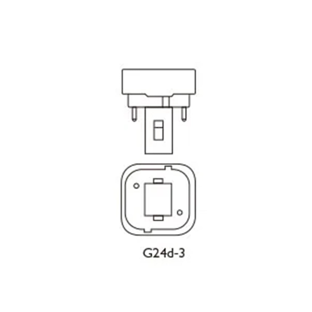 OSRAM DULUX D Compact Fluorescent Light Bulb G24d-3 26W/840