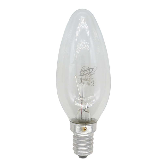 GE Candle Incandescent Light Bulb E14 240V 60W Clear 703166