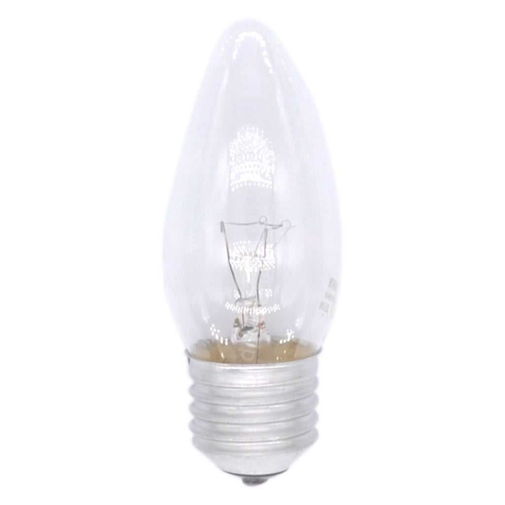 GE Candle Incandescent Light Bulb E27 240V 40W Clear 2Pcs