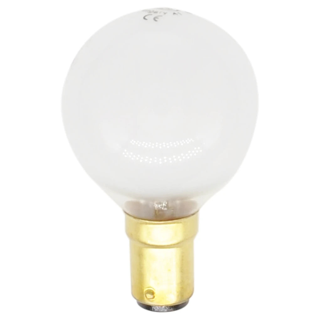 GE Fancy Round Incandescent Light Bulb B15 240V 60W Pearl