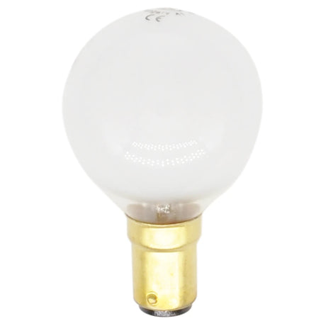 GE Fancy Round Incandescent Light Bulb B15 240V 60W Pearl