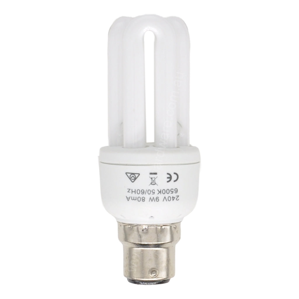 GLOBAL Energy Saving Light Bulb B22 240V 9W C/W