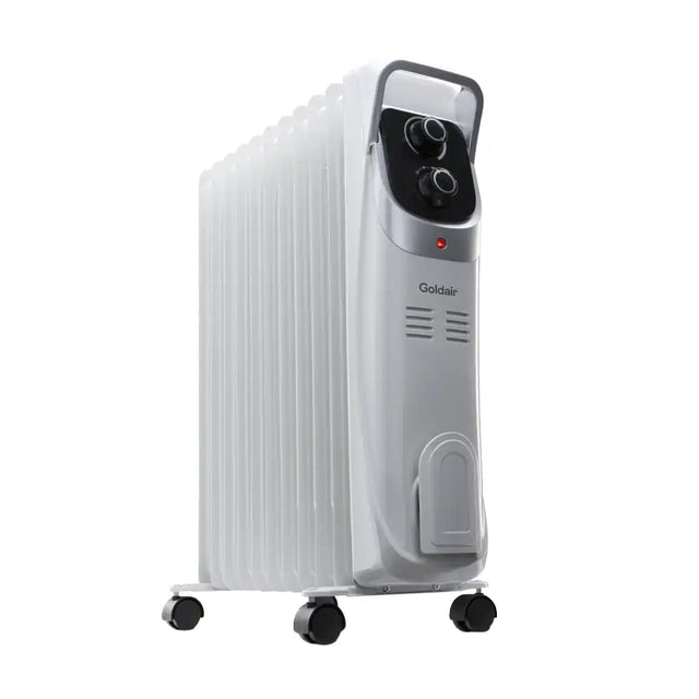 White Goldair electric radiator on a white background