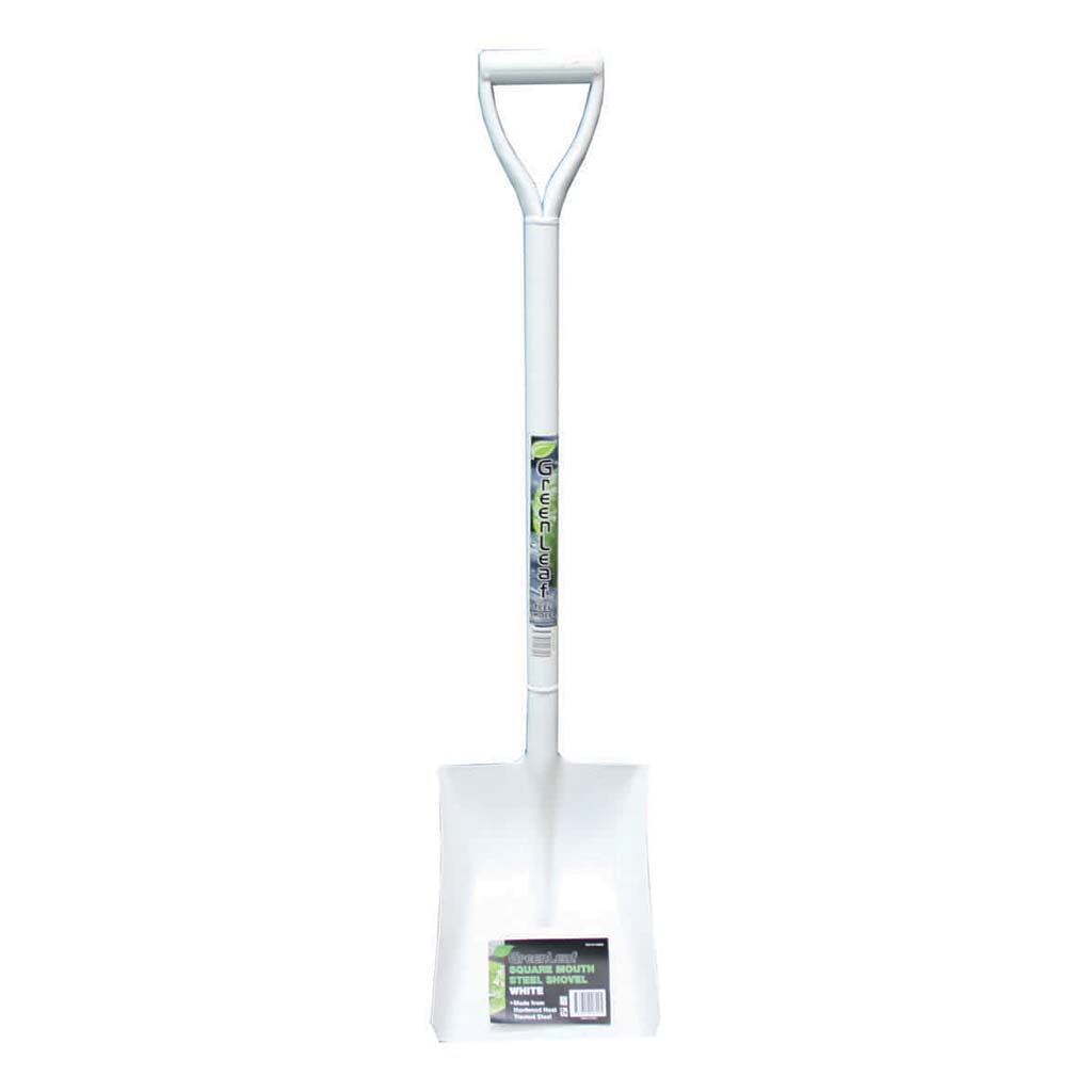 GreenLeaf Square Mouth Metal Shovel White 190-77-44501