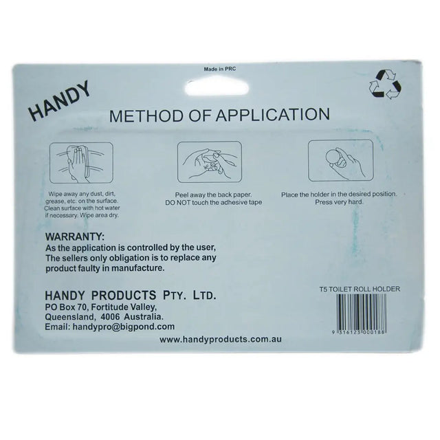 Back label of a product with application instructions and contact information.