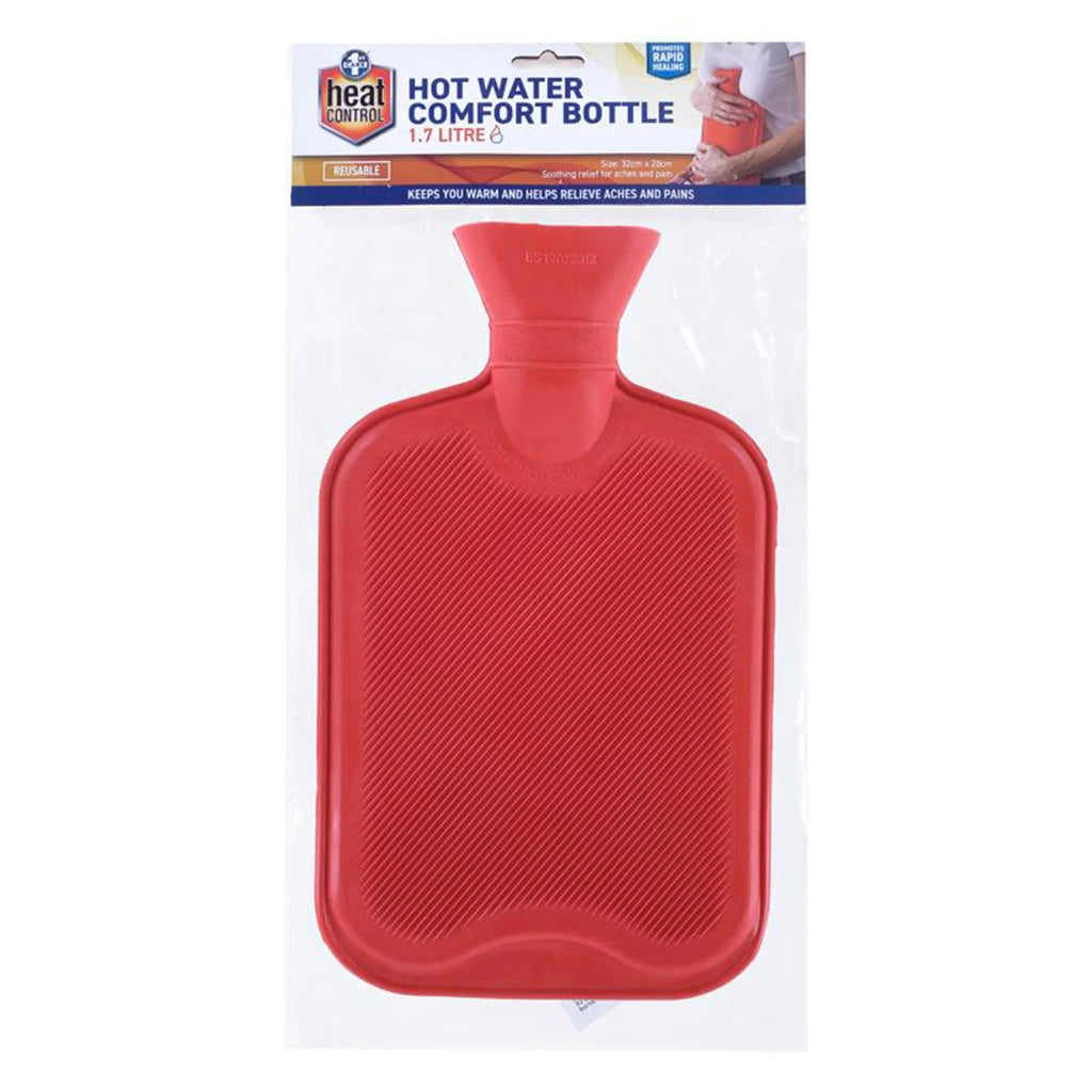 HEAT CONTROL Hot Water Bottle 1.7L 33x20cm 186365