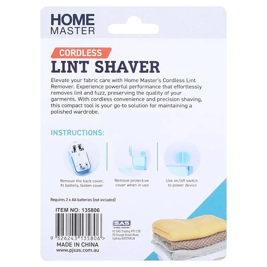HOME MASTER Lint Fabric Shaver Remover 135806