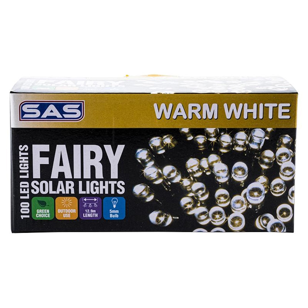 HOME MASTER Solar Fairy Lights Warm White 100LED 187393