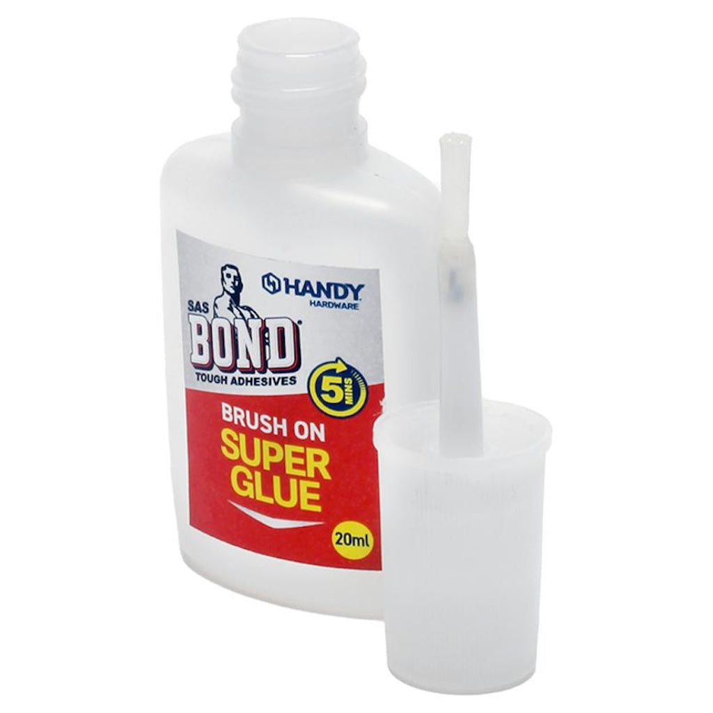 Handy Hardware Brush On Liquid Super Glue 20ml 283989