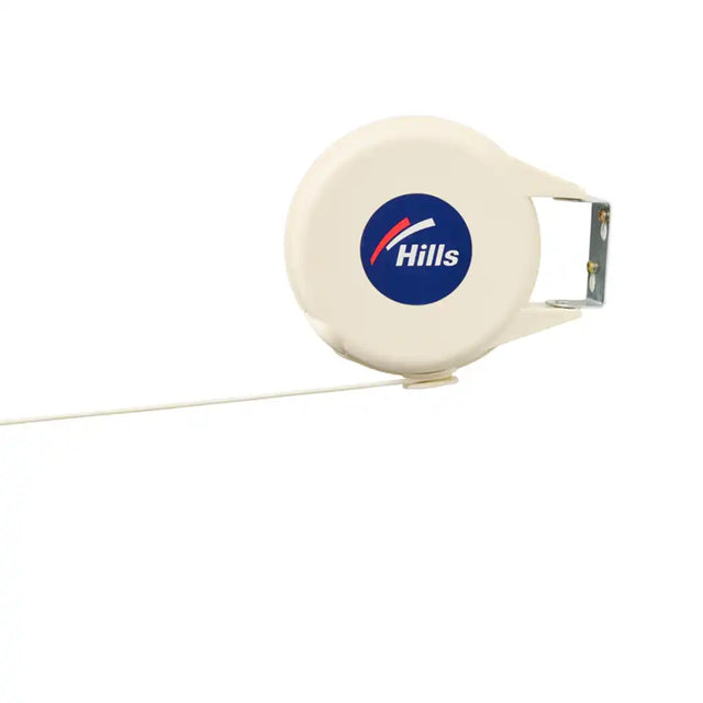 Tape measure with Hills logo on a white background