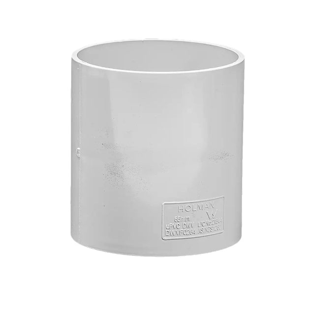 Holman DWV PVC Straight Coupling 65mm F&F DWVF0264